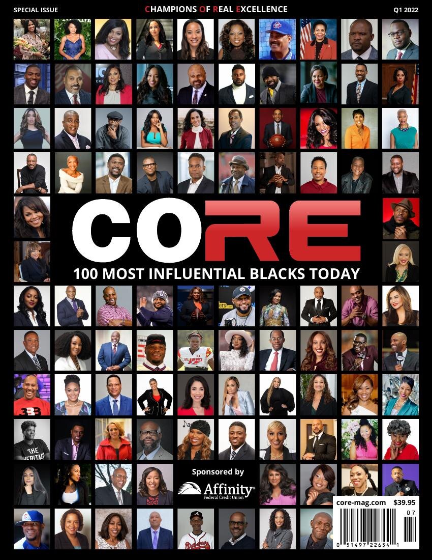 CORE Magazine 100 Most Influential Blacks Today special issue cover